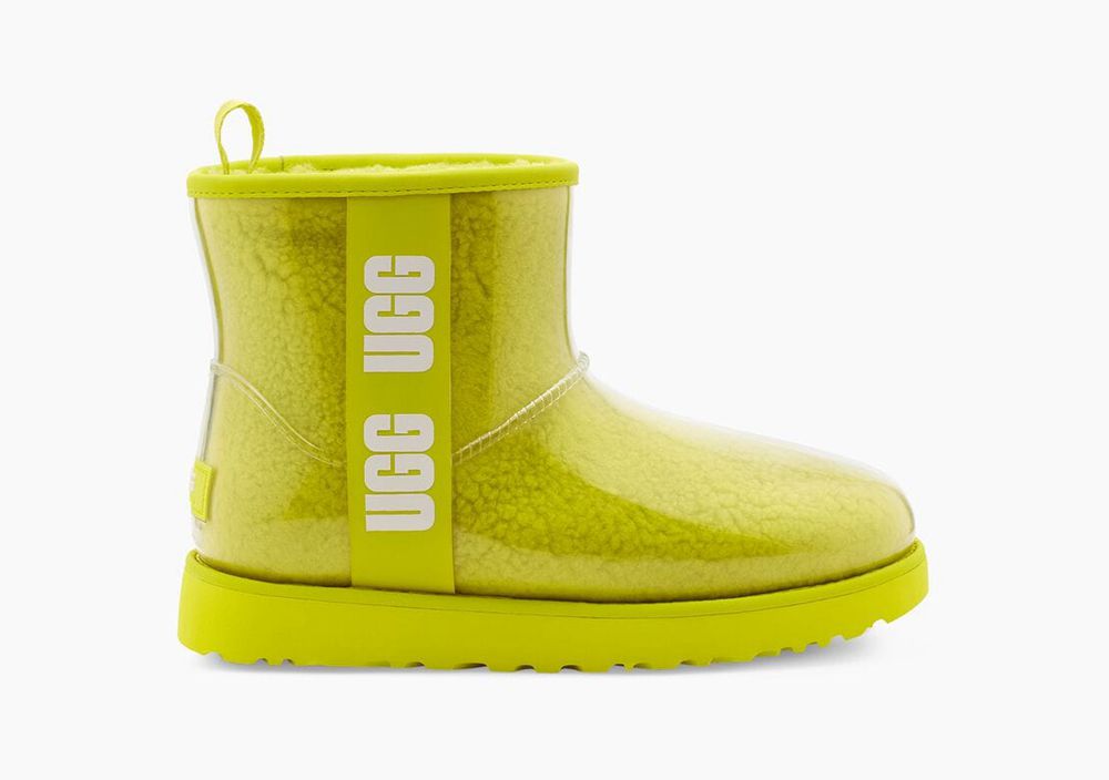 Ugg Mini Boots Canada - Ugg Women's Classic Clear Mini Fluorescent Green